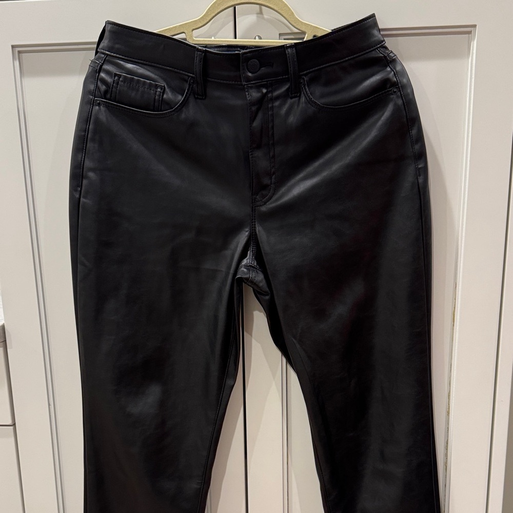 Old Navy Women's Black Pleather Pants